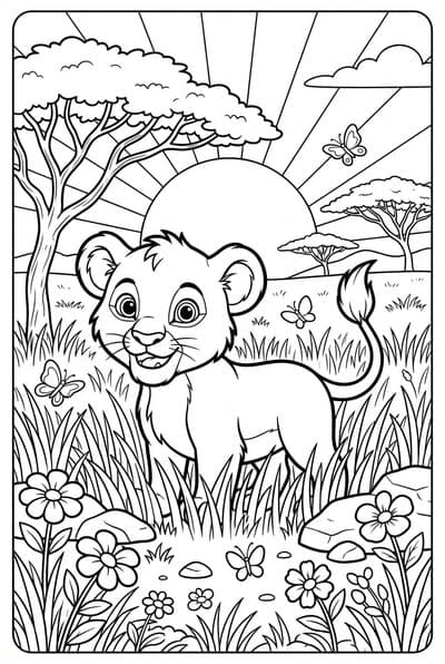 Animal Coloring Book