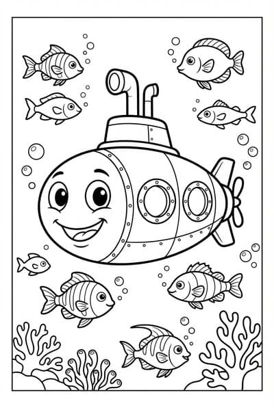 Ocean Coloring Book